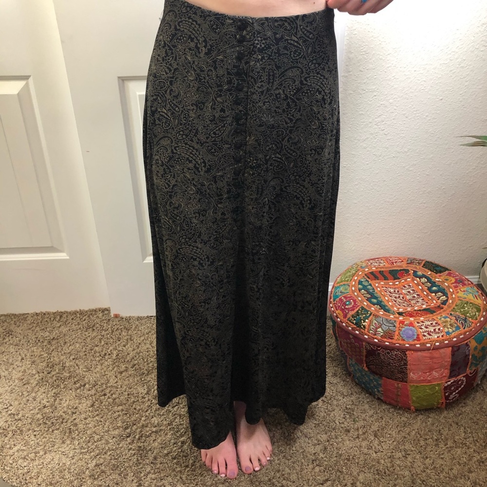 Vintage button skirt